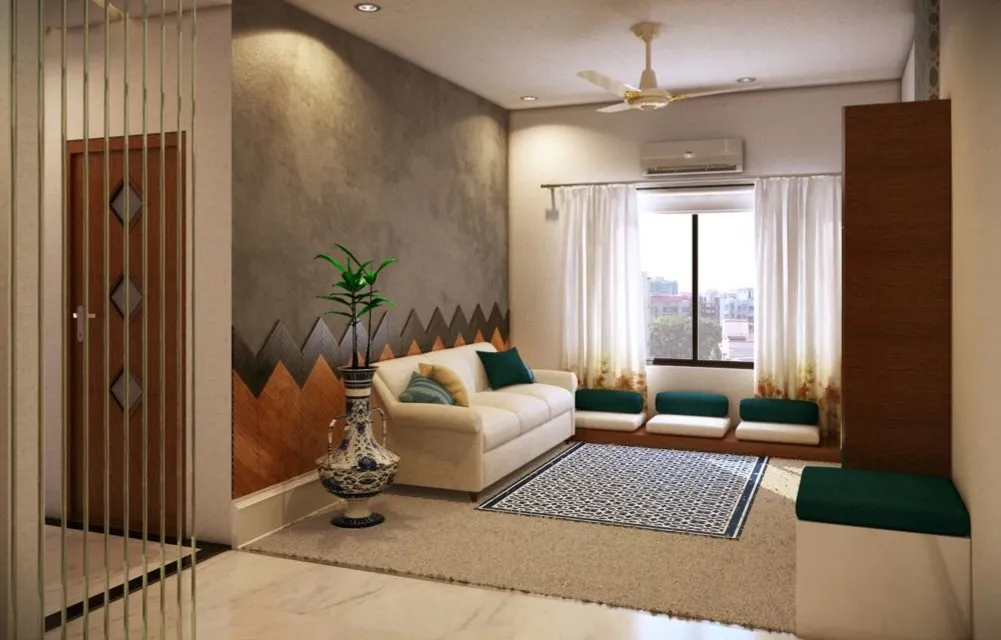 Living room interior by Tealtell, Mumbai (5 of 7)