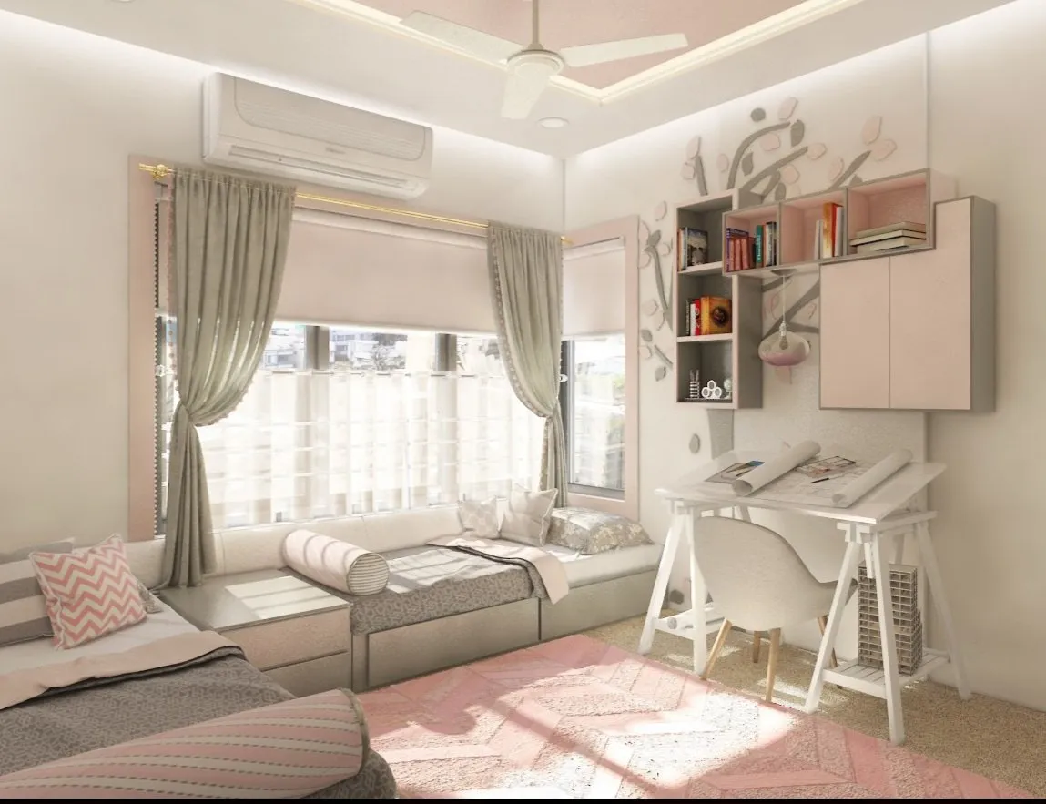 Bedroom interior by Tealtell, Mumbai (5 of 18)