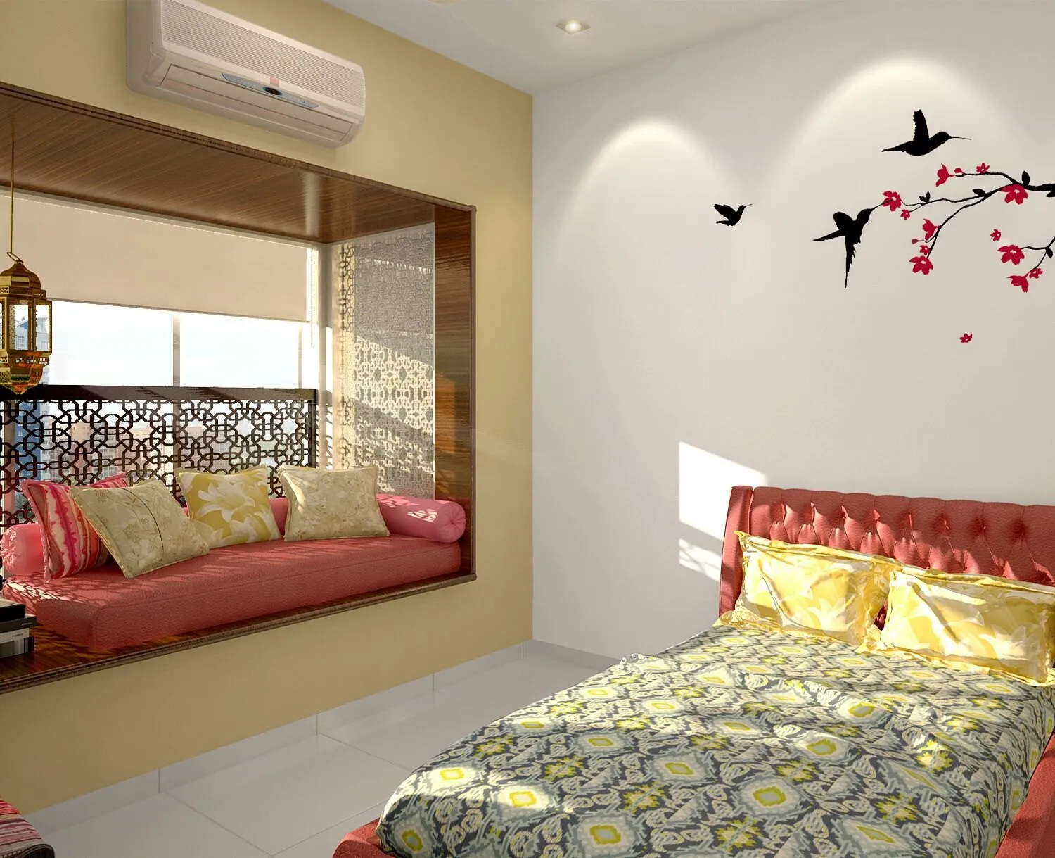 Bedroom interior by Tealtell, Mumbai (13 of 18)