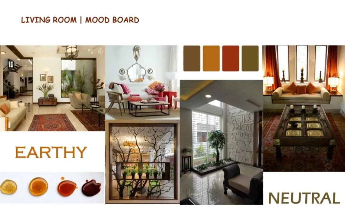 Tealtell mood board 15: materials, finishes and colour palette